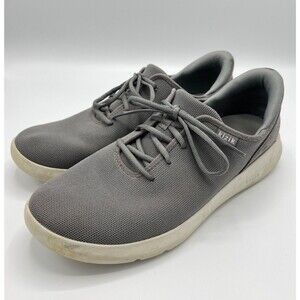 Kizik Sneakers Men's Sz 13 Women's 14.5 Gray Madrid Eco-Knit Hands Free Slip On